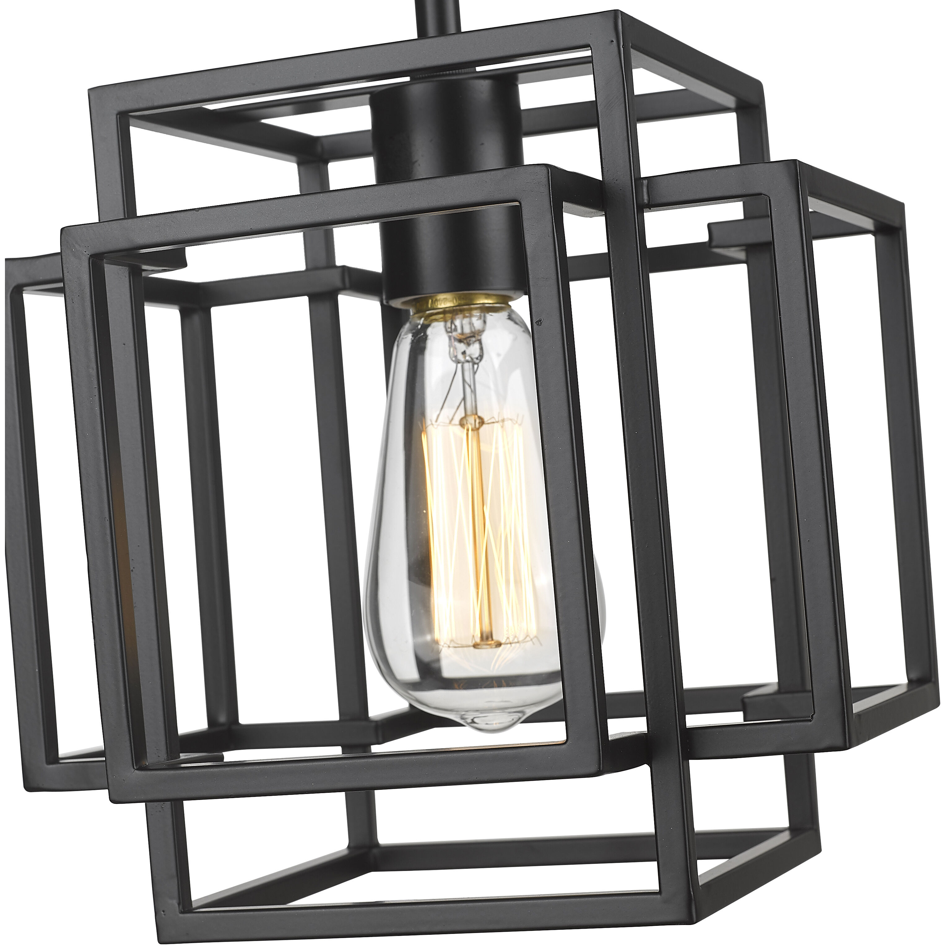 Titania 1 Light 8.5 inch Matte Black Pendant Ceiling Light