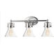 Seafarer 3 Light 24.25 inch Polished Chrome Bath Vanity Wall Light in Incandescent Bulb Not Included