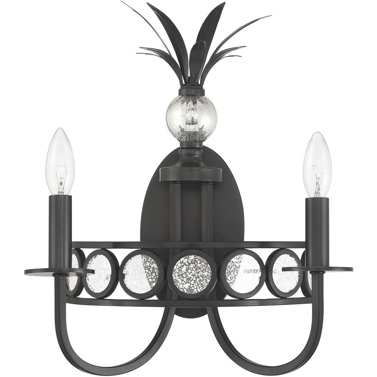 Hearst Wall Sconce Wall Light in Black Tourmaline
