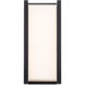 Axel LED 10.88 inch Black Outdoor Wall Light, dweLED
