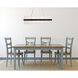 Dallas 24 Light 42 inch Black Linear Chandelier Ceiling Light