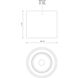 Falco LED 5.13 inch White Flush Mount Ceiling Light