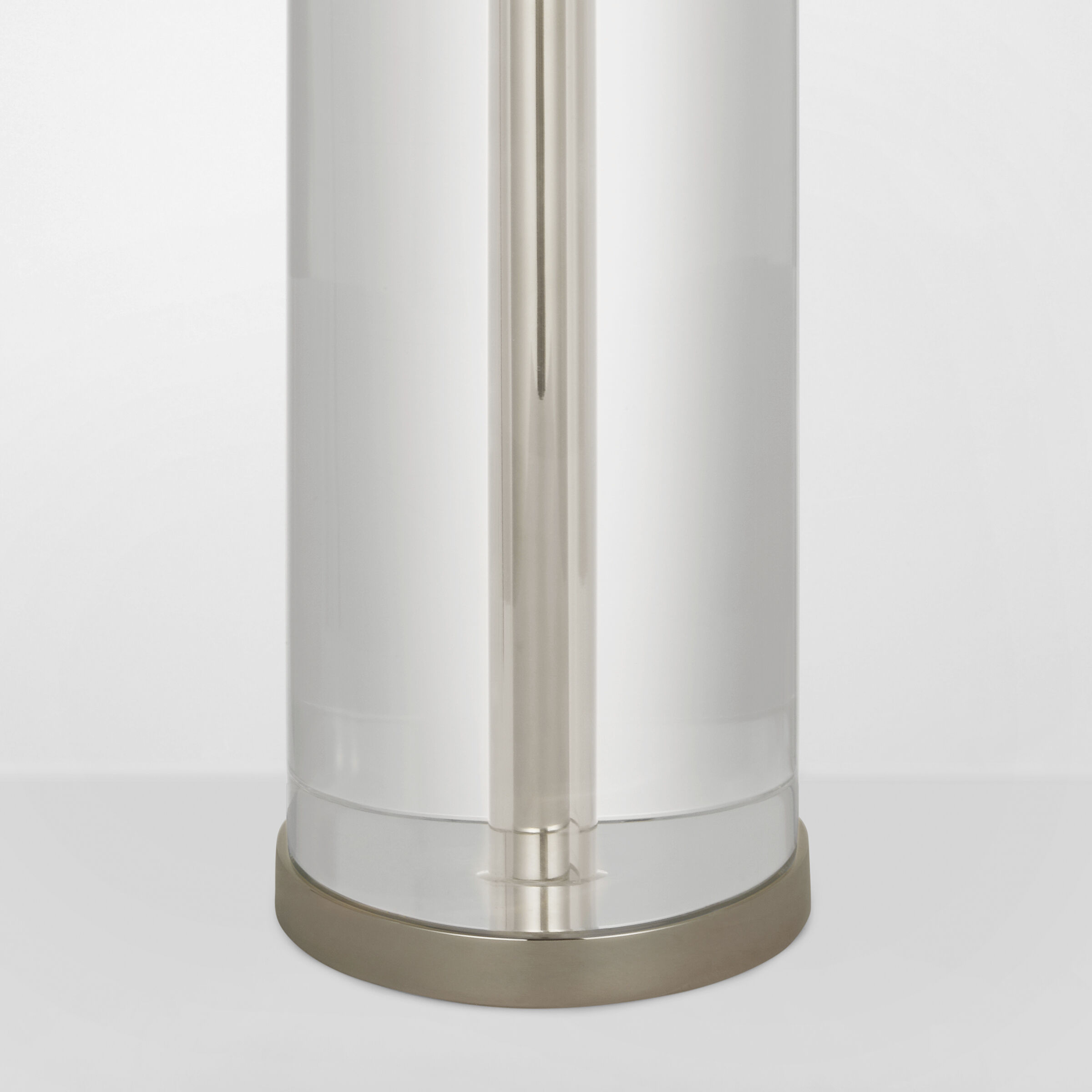 AERIN Lineham 16 inch 2.00 watt Crystal and Polished Nickel Cordless Accent Lamp Portable Light