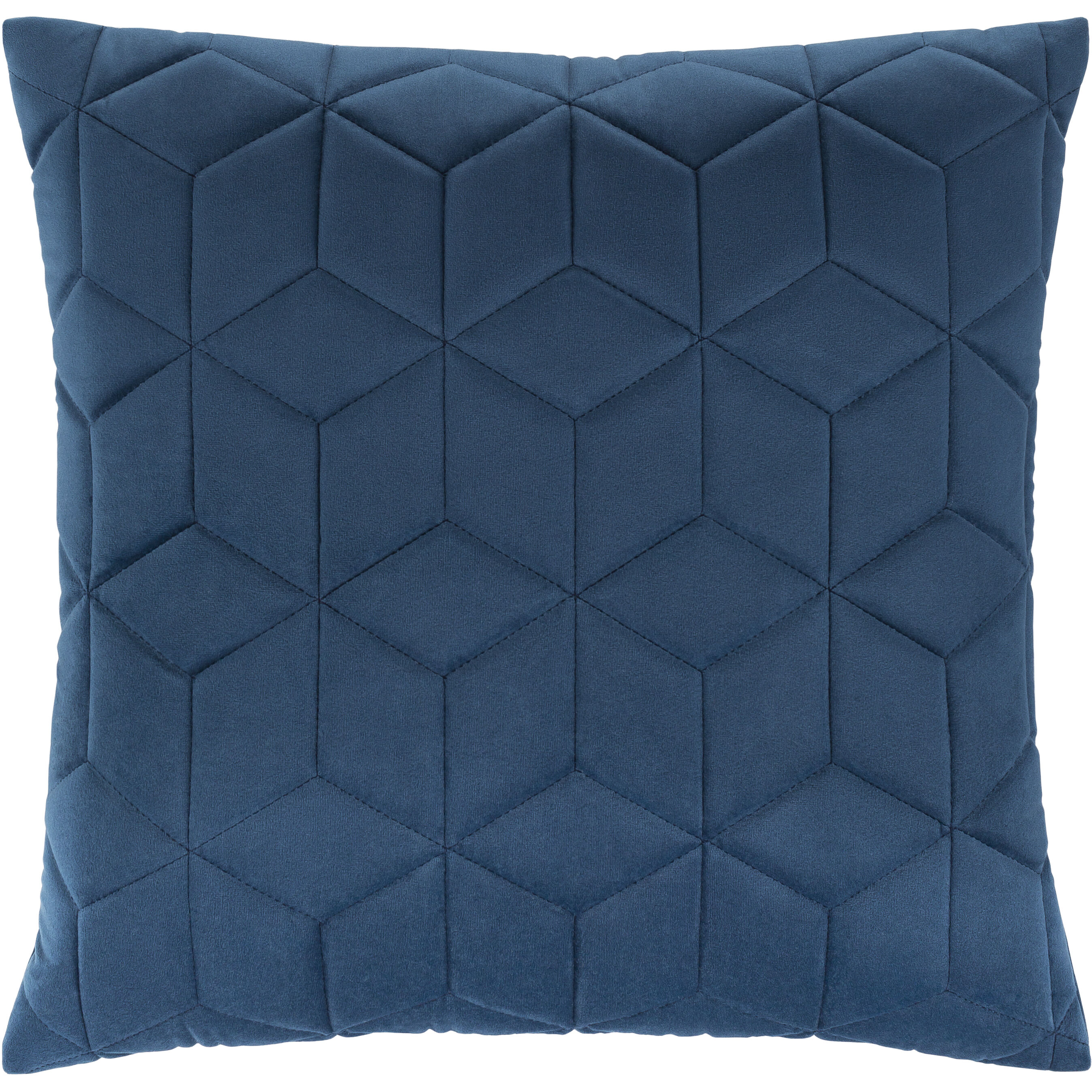 Calista 20 X 20 inch Dark Blue Pillow Kit, Square