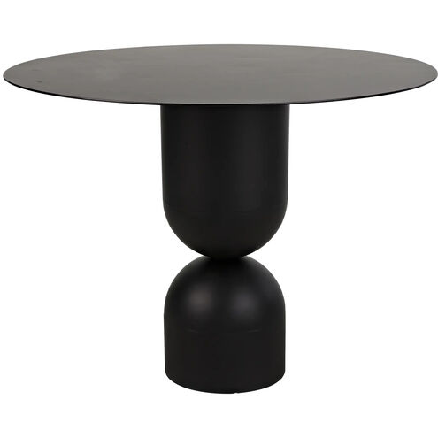 Wanda 39.5 X 39.5 inch Matte Black Dining Table