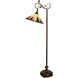 Evelyn 60 inch 75.00 watt Antique Golden Bronze Floor / Torchiere Lamp Portable Light