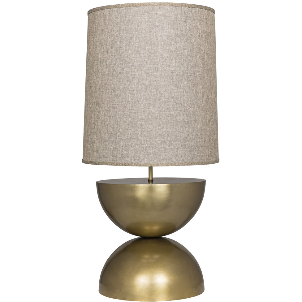 Pulan 34.5 inch 60.00 watt Antique Brass Table Lamp Portable Light