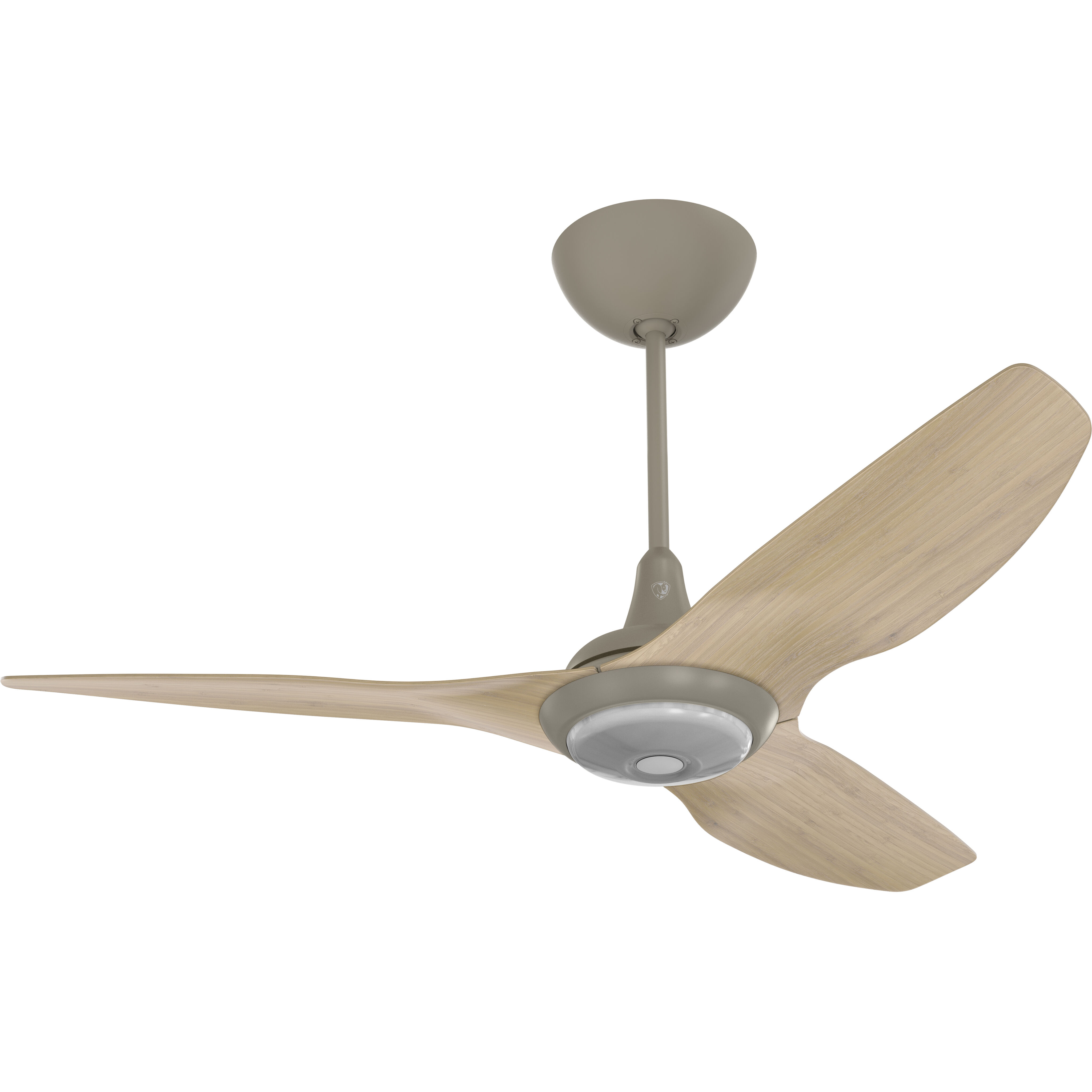 Haiku 52 inch Satin Nickel with Natural Bamboo Blades Ceiling Fan