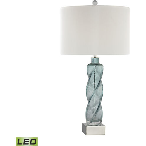 Springtide 29 inch 9.00 watt Blue with Polished Nickel Table Lamp Portable Light