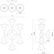 Cadence 6 Light 11 inch Antique White Bath Vanity Light Wall Light