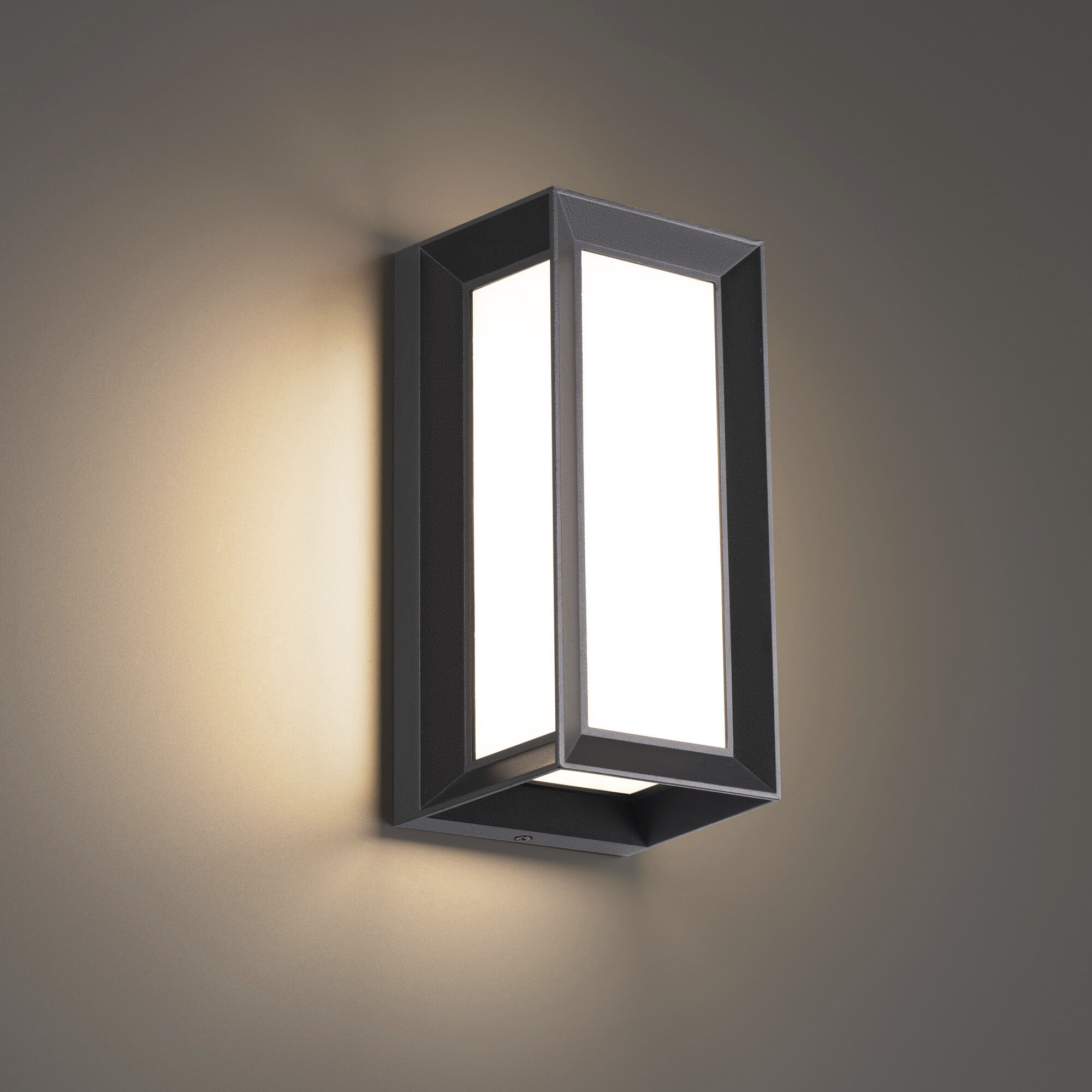 Argo LED 10.38 inch Black Outdoor Wall Light, dweLED