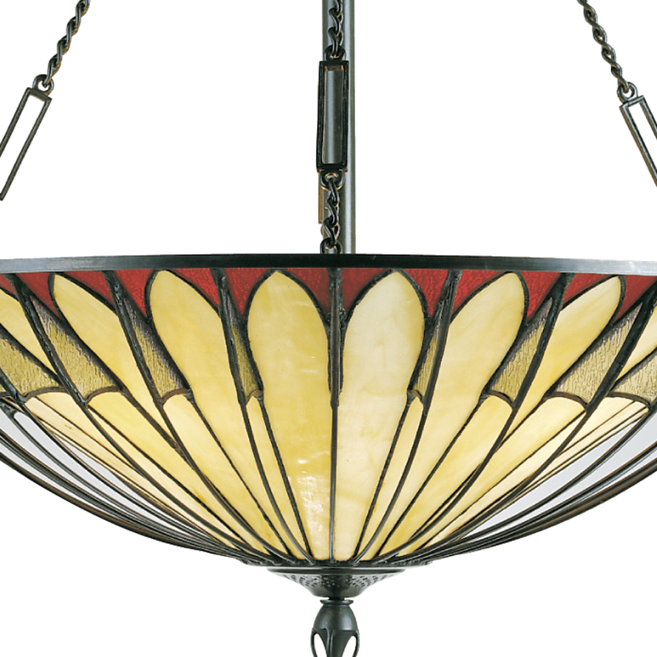 Alahambre 4 Light 22 inch Vintage Bronze Pendant Ceiling Light, Naturals