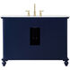 Rhodes 48 X 22 X 35 inch Blue Vanity Sink Set