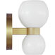kate spade new york Londyn 2 Light 5.5 inch Burnished Brass Single Sconce Wall Light