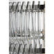 Waterford Killarney LED 32 inch Polished Nickel Layered Drum Chandelier Ceiling Light