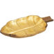 Anita 15.7 X 10.2 inch Brown/Gold Decorative Plate