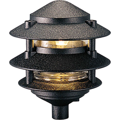 Pagoda 12 18 watt Black Landscape Path Light