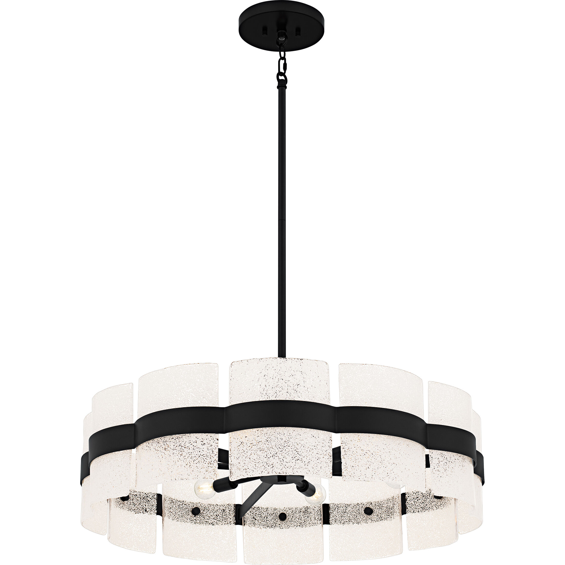 Sweeney 6 Light 30 inch Matte Black Pendant Ceiling Light