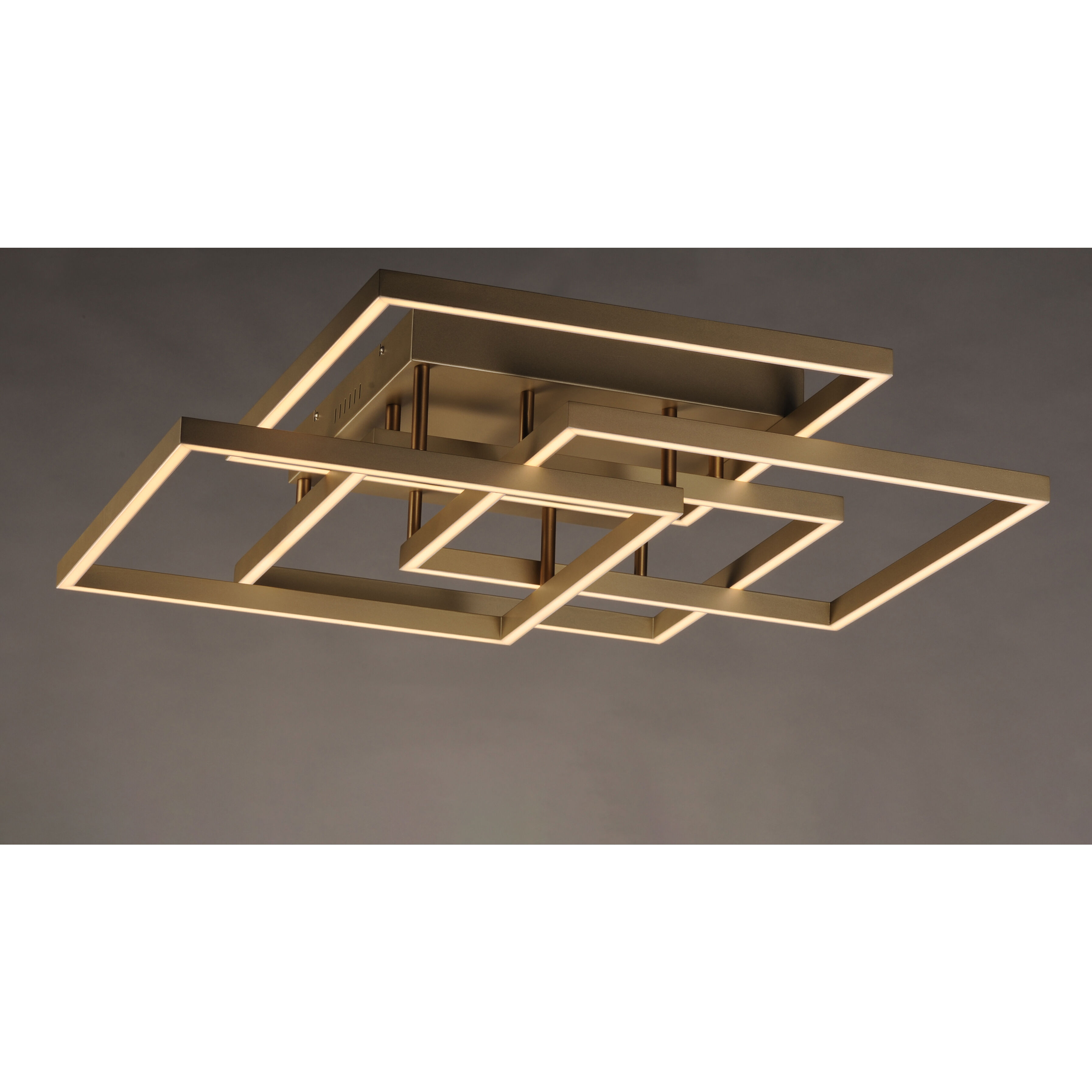 Traverse LED LED 31 inch Champagne Flush Mount Ceiling Light
