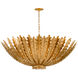 AERIN Hampton 8 Light 48 inch Gild Chandelier Ceiling Light, Grande