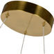 Milano Series 33.25 inch Antique Brass Chandelier Ceiling Light, Artisan Collection