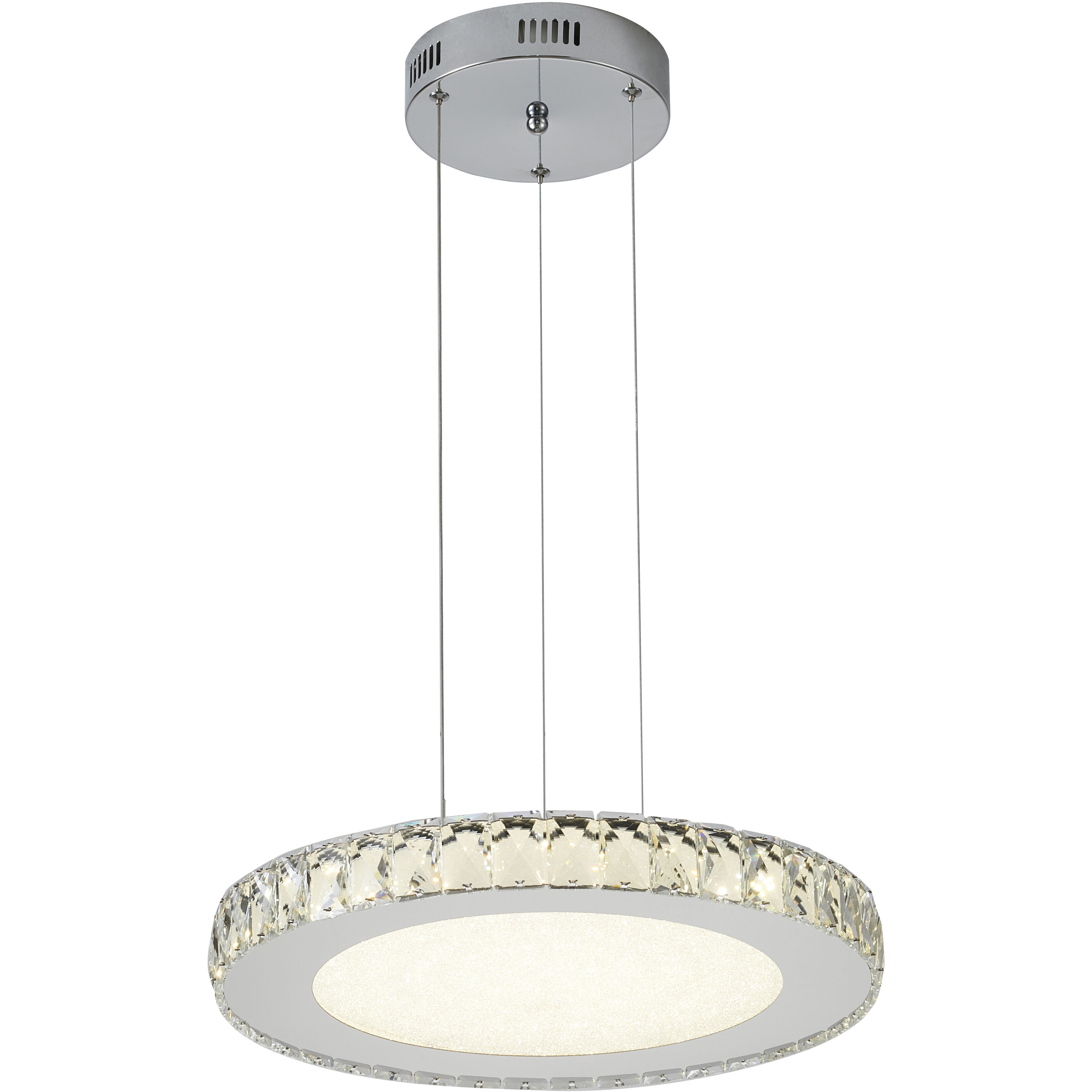 Canada LED 20.4 inch Chrome Chandelier Ceiling Light