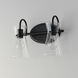 Ava 2 Light 13.5 inch Black Bath Vanity Wall Light