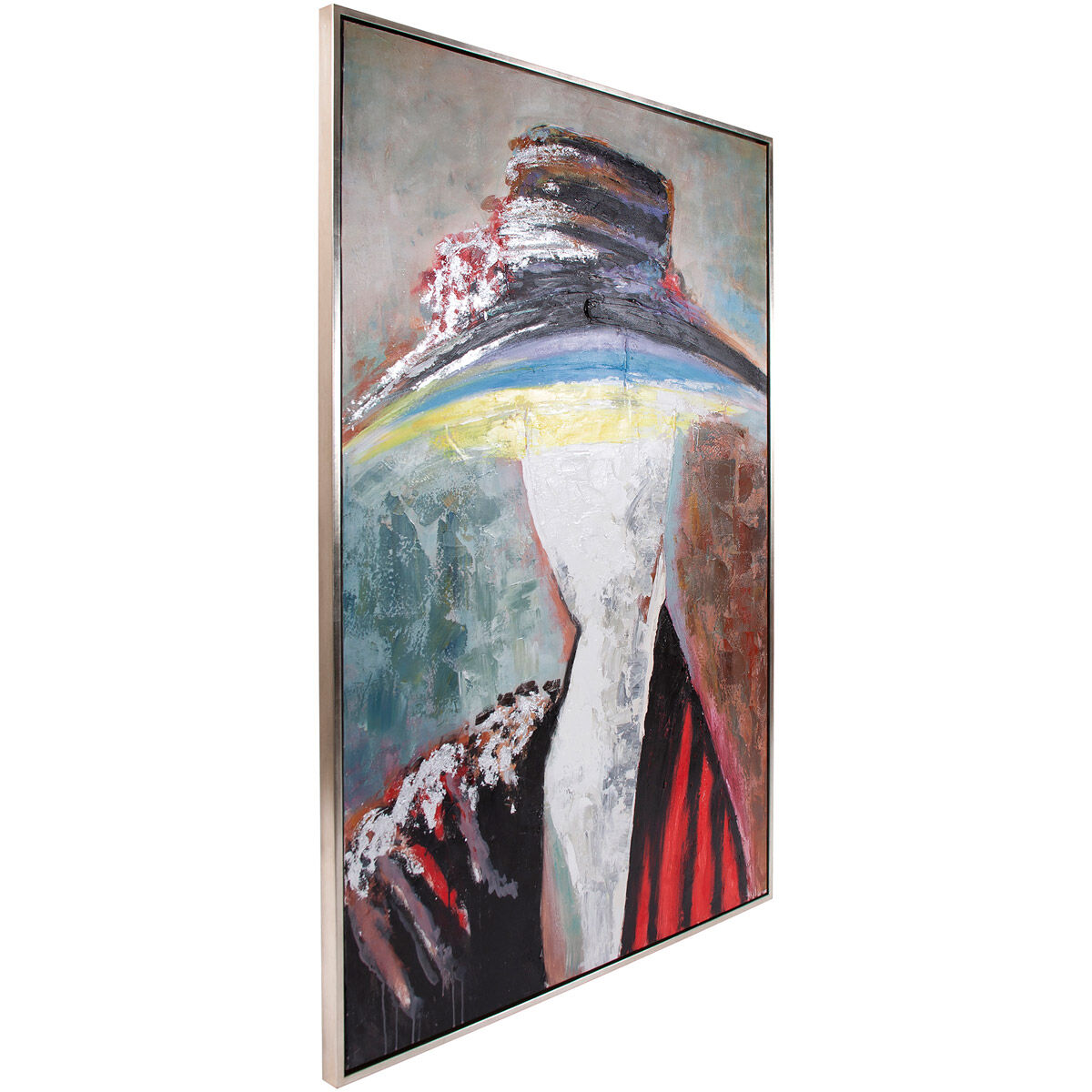 Lady Marta 71 X 49 inch Hand Painted Wall Art