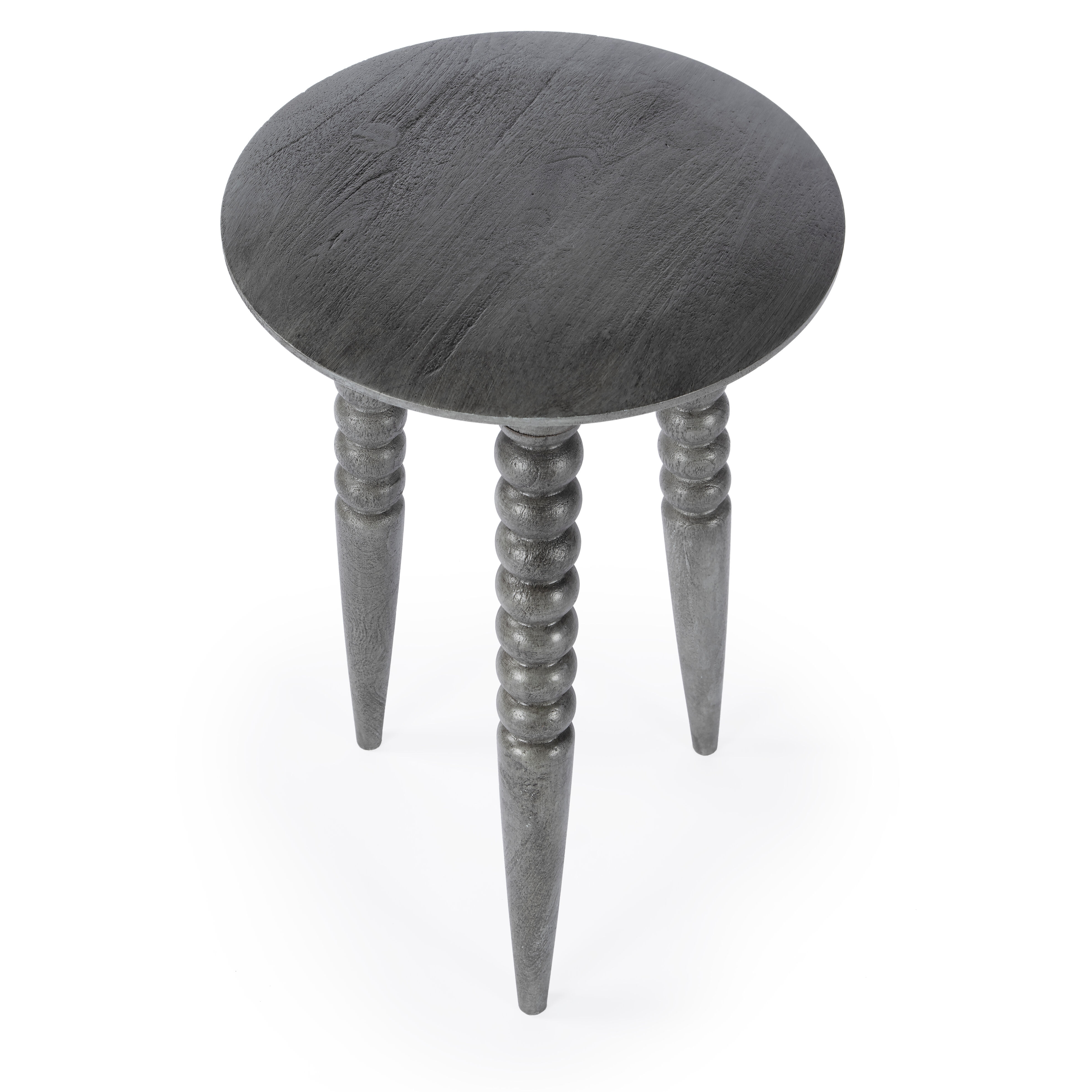 Fluornoy Wood Side Table in Gray