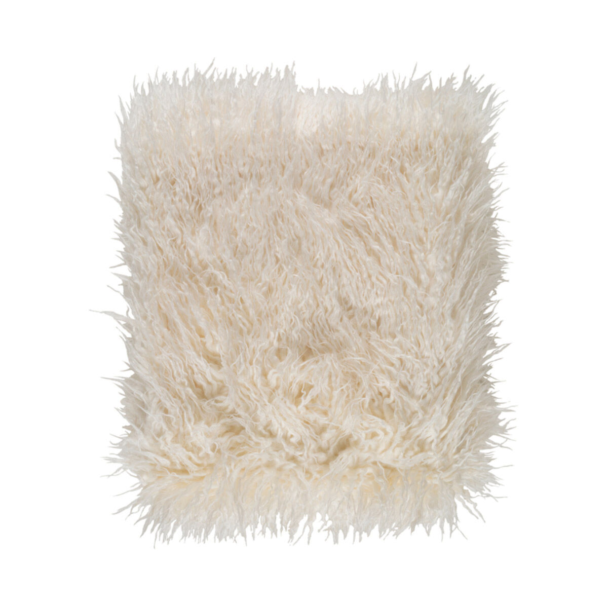 Kharaa 60 X 50 inch Cream Throw, Rectangle