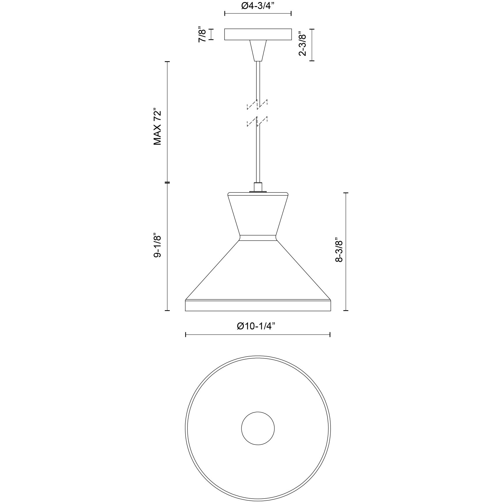Alora Mood Betty Pendant Ceiling Light in Matte Black