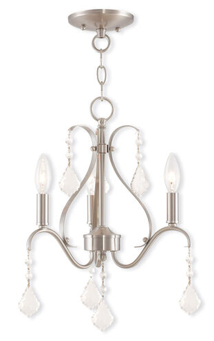 Caterina 3 Light 13.00 inch Mini Chandelier