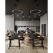 Cerchio Pendant Ceiling Light in Black
