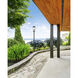 Nova 4 Light 122.25 inch Black Outdoor Post Mounted Fixture in Clear Glass
