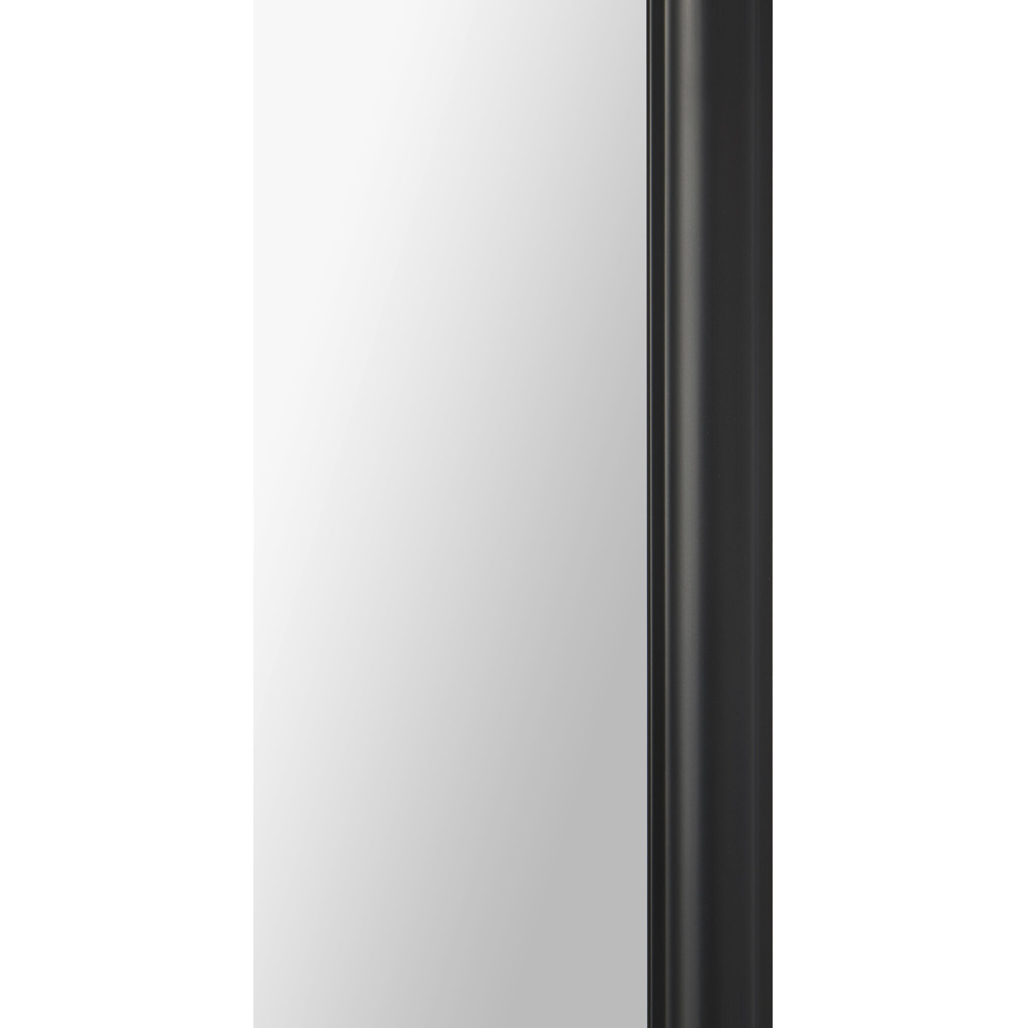 Priscilla 39.5 X 22 inch Matte Black Wall Mirror