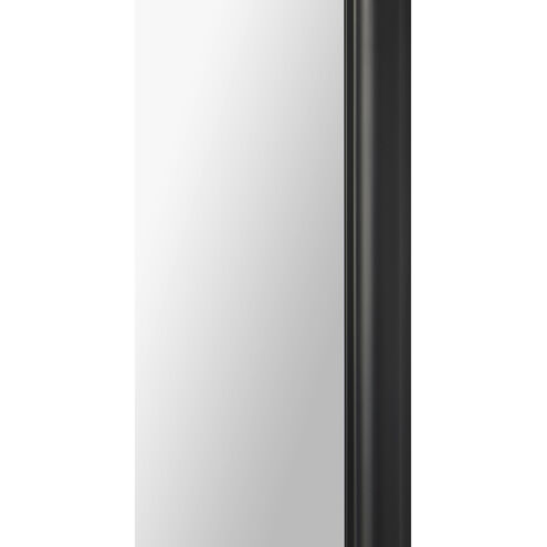 Priscilla 39.5 X 22 inch Matte Black Wall Mirror