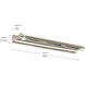 Kenton 39 watt 30 inch Polished Nickel Picture Light Wall Light