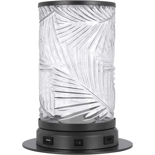Carrington 9.25 inch 2.00 watt Charcoal Grey Accent Lamp Portable Light