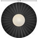 Stevie 1 Light 13.75 inch Black Flush Mount Ceiling Light, Medium