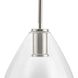 Carillon 1 Light 9.87 inch Brushed Nickel Pendant Ceiling Light