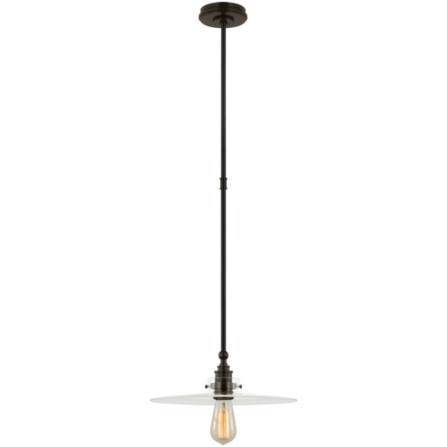 Chapman & Myers Parkington LED 14 inch Bronze Pendant Ceiling Light