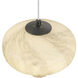 Solara LED 17.32 inch Graphite Chandelier Ceiling Light