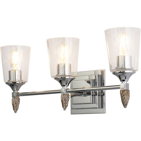 Vetiver 3 Light 23 inch PC Bath Light Wall Light in Polished Chrome