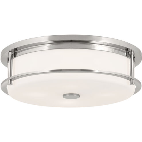 Brit LED 18 inch Polished Nickel Flush Mount Ceiling Light