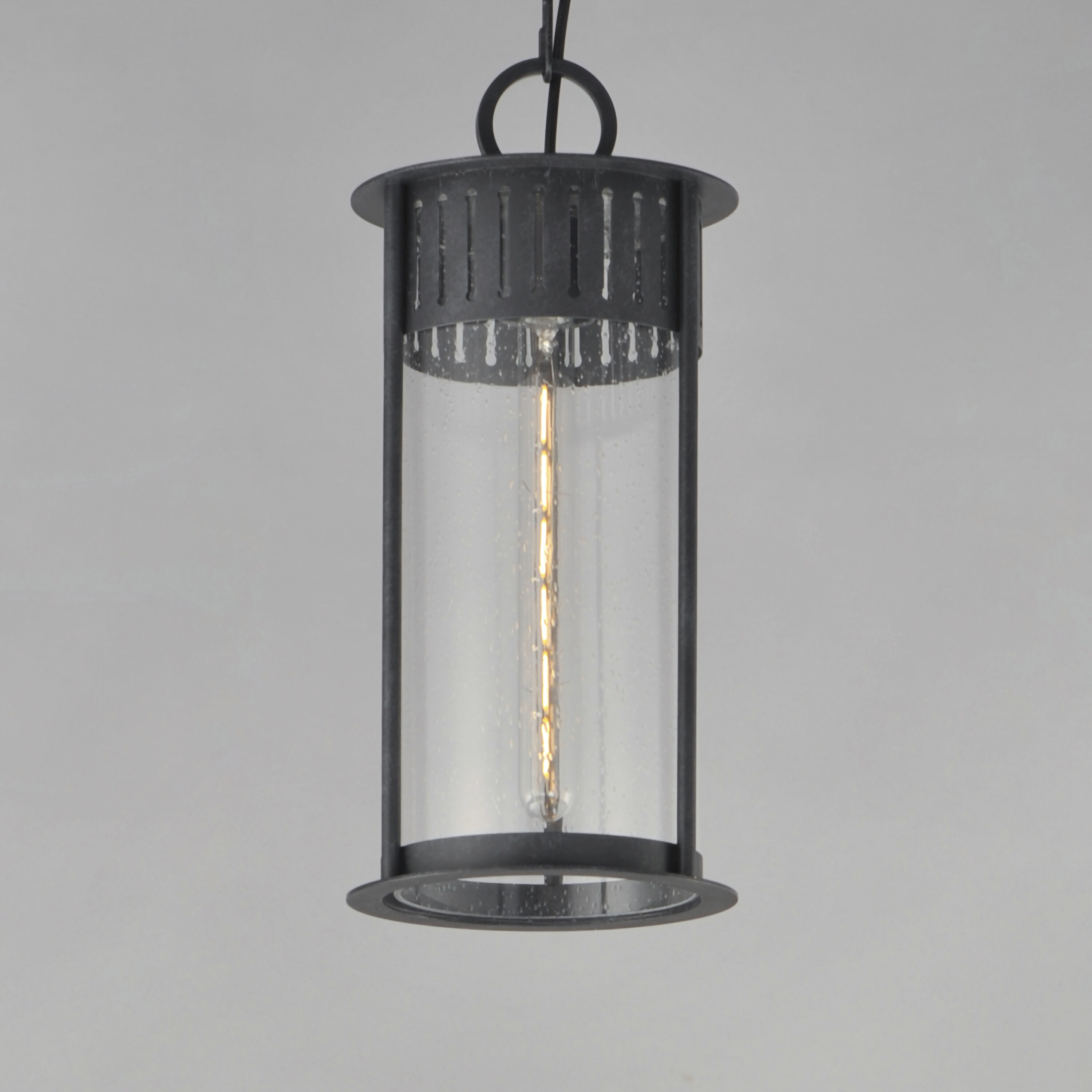 Windsor 1 Light 8 inch Black Patina Outdoor Pendant