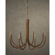Samsara 8 Light 42.5 inch Natural and Saddle Tan Chandelier Ceiling Light