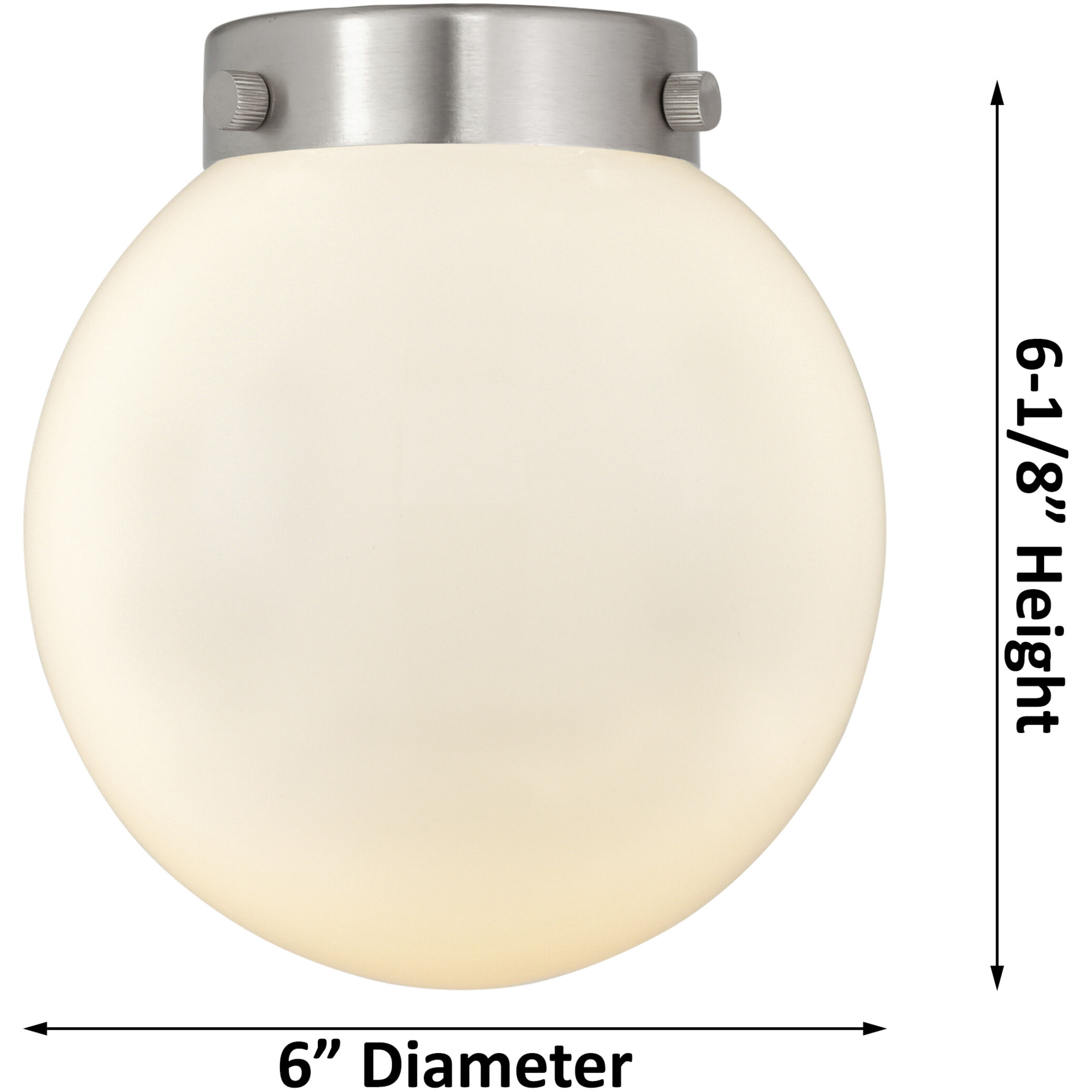 Nouveau 2 Beacon LED 6 inch Brushed Satin Nickel Sconce Wall Light in Seedy Glass