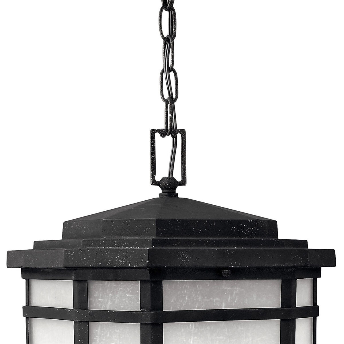 Cherry Creek LED 12 inch Vintage Black Outdoor Hanging Lantern