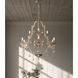 Colonial Charm 9 Light 33.13 inch White Wash and Sun Dried Clay Chandelier Ceiling Light