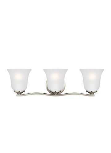 Emmons 3 Light 23.25 inch Brushed Nickel Wall Bath Fixture Wall Light